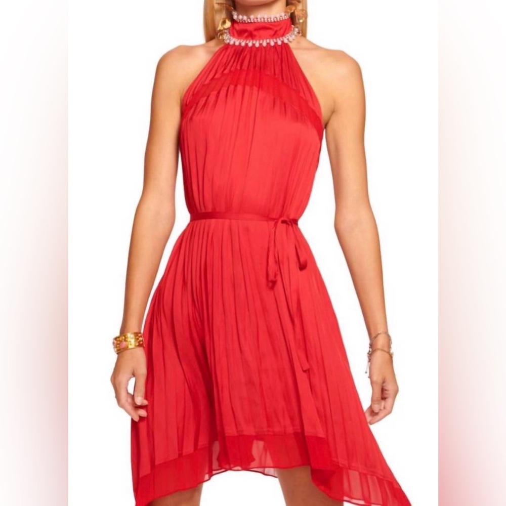 NEW RAMY BROOK sylvia dress in soiree red